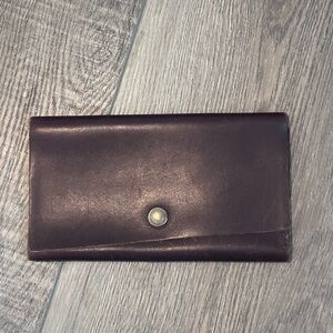 Portland Leather Cognac Leather Rancher Wallet